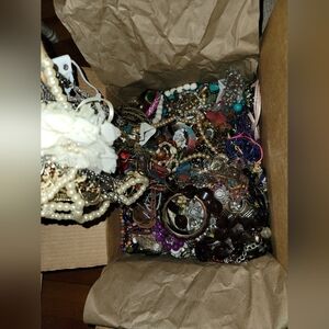 HUGE MYSTERY LOT of Necklaces (& Other Misc. Jewelry!)